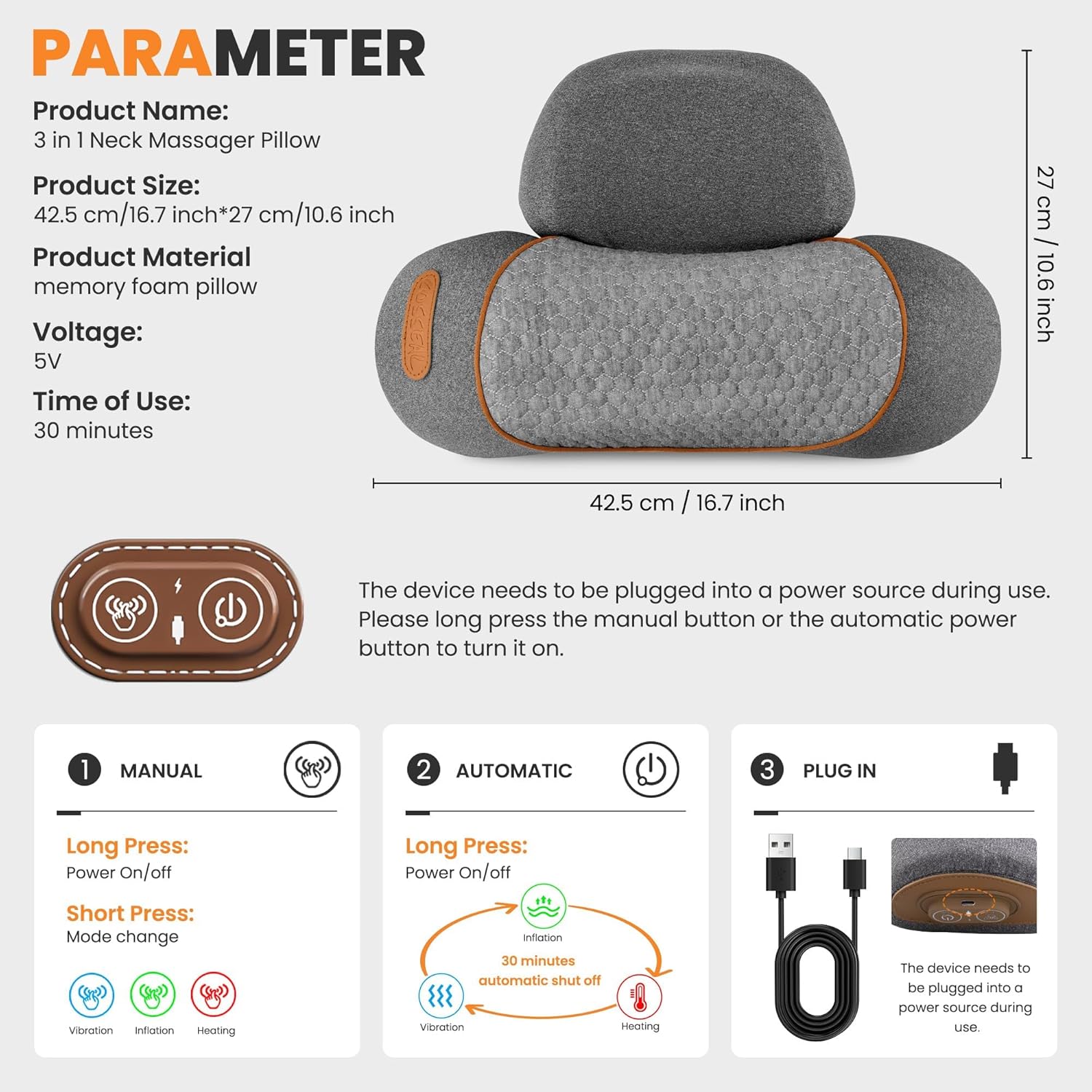 Cosseal Pillow Massager